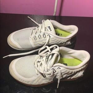 Nike Free 5.0, white, women’s 8.5